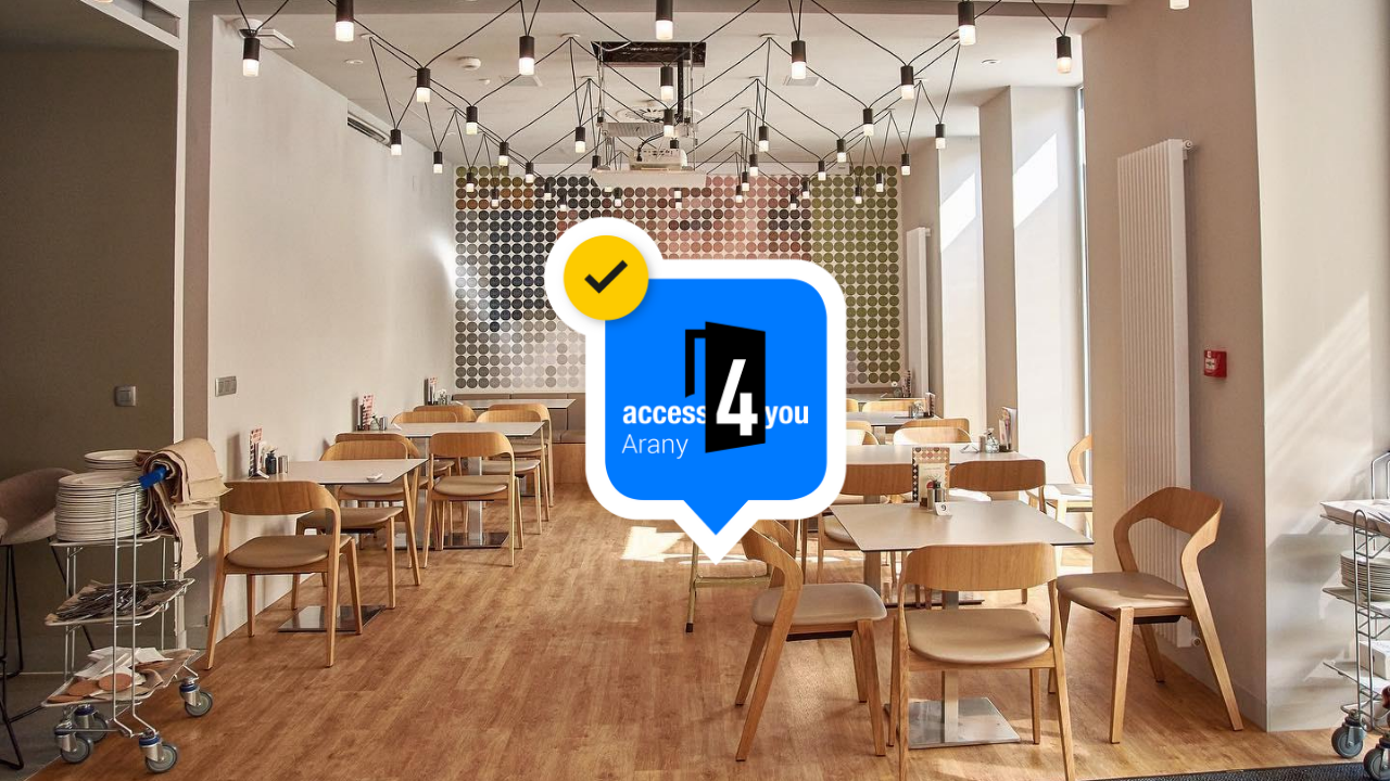 Akadálymentesen kívül-belül: arany fokozatú Access4you minősítést kapott az Ízlelő mindkét étterme
